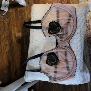 Hot!!! Beautiful sheer lace bra